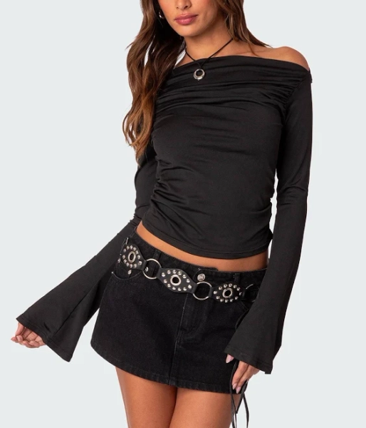 Edikted Women's Dana Gathered Top
