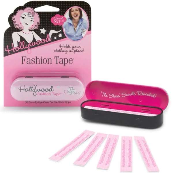 Hollywood Fashion Secrets Women's Fashion Tape Tin with 36 Strips