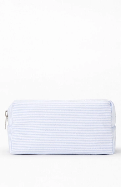 Striped Cosmetic Bag