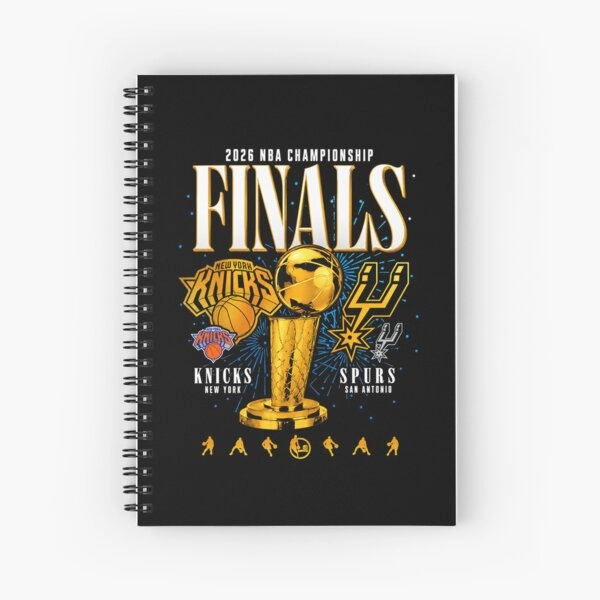 NBA Finals Champions 2026 New York Knicks vs San Antonio Spurs Trophy Journal