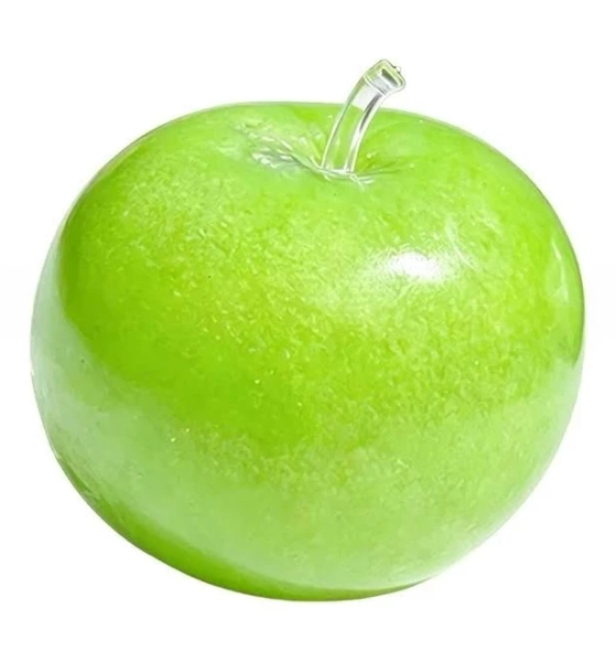 Green Apple Slushie Squishy Fidget Toy Crunchy Moldable Non-Bounce Sensory Stress Reliever Medium