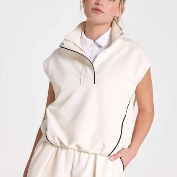 CALIA Women's Sleeveless 1/4 Zip Golf Top