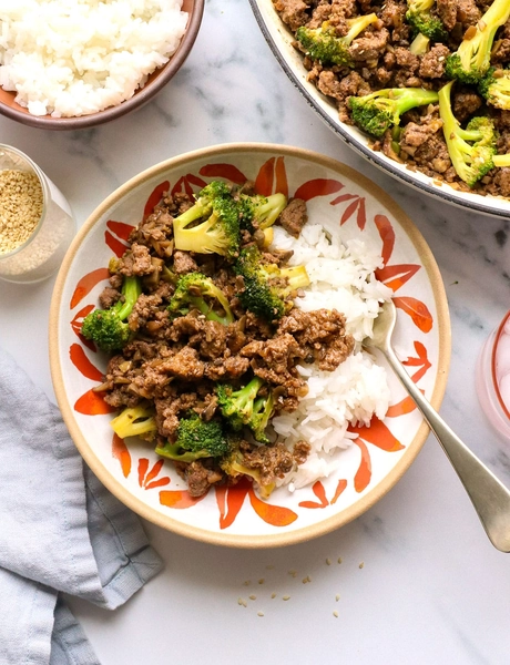 Ground Beef and Broccoli (Healthy Recipe!)