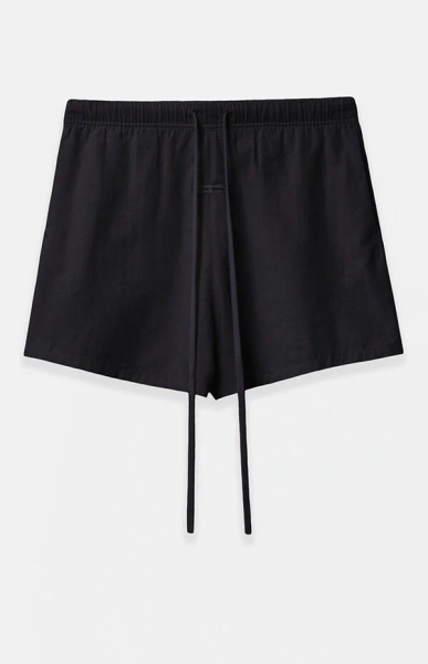 Women's Jet Black Lounge Shorts