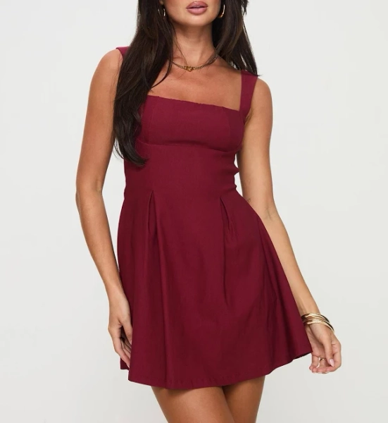 Womens Princess Polly Xanthus Fit & Flare Minidress