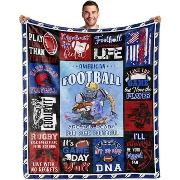 Football Blankets for Boys