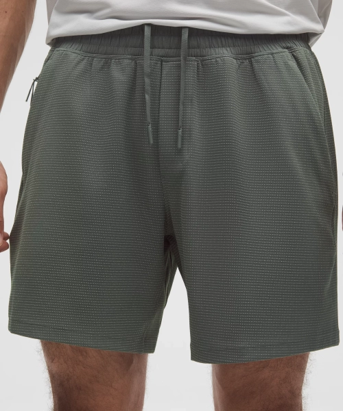Pace Breaker Reflective Linerless Knit Short 7" - White/Palm Deco - XXL