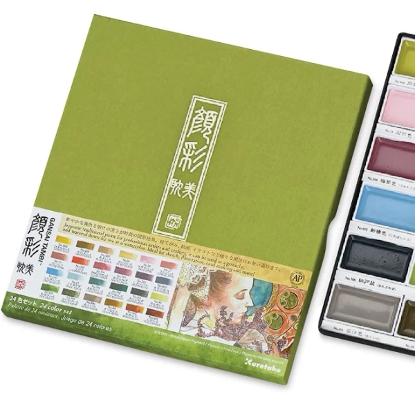 Kuretake Gansai Tambi 24 Color Set