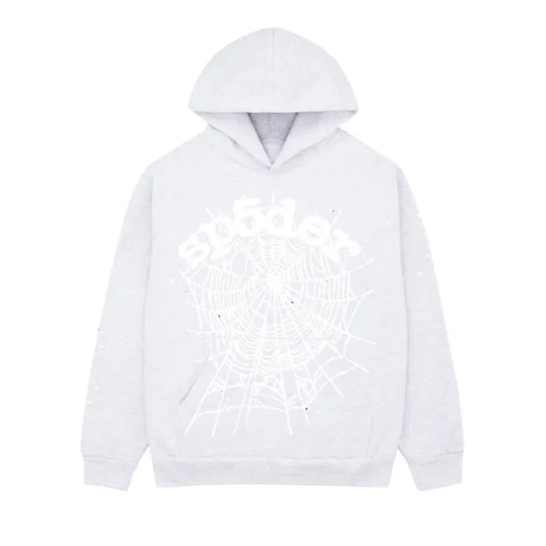 Buy Sp5der OG Web Hoodie 'Heather Grey' - SP5 OGWGRY HD | GOAT
