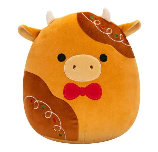 Squishmallows Jericho Gingerbread Cow