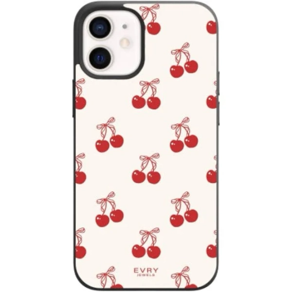 EVRY JEWELS Cherry Girl Phone Case for iPhone 13 Pro