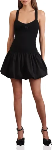 Bubble Hem Minidress