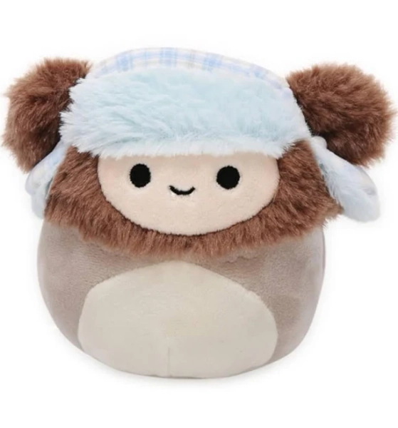 Squishmallows Kellytoy 2022 4 ' ' Dray The Sasquatch - Includes Stickers, Multicolor