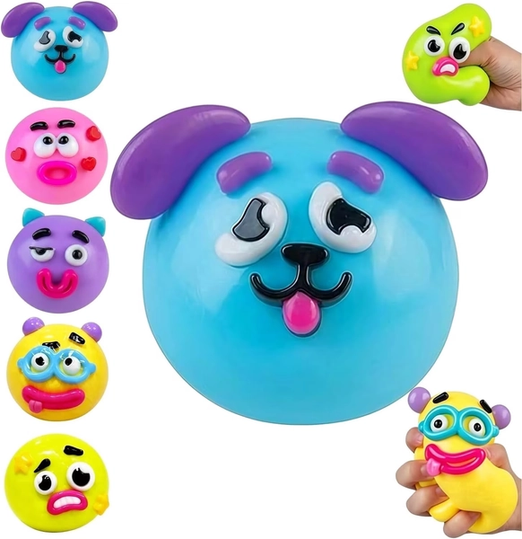 New Smushers Squishy - Curiosities Smushers Dog Face Swap Squishy, Soft Slow Rising Stress Relief for Stress & Anxiety Relief, Cute Dog Face Sensory Fidget for for Adults Anxiety Relief - Walmart.com