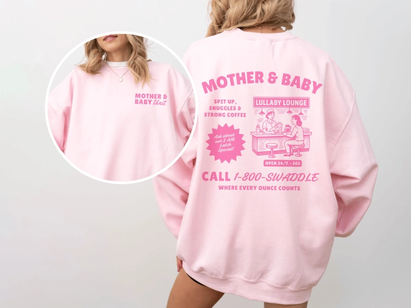 Mother and Baby Unit Sweatshirt, Delivery Nurse Shirt, Nurse Jacket, Nursing Graduate Gift, Womb Service Sweatshirt, Postpartum Nurse Hoodie
