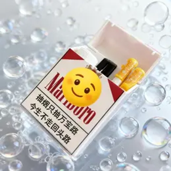 Christmas Gift Cigarette Box Bubble Toy Funny Stress Relieving Recyclable Bubble Toy for Stress Relief