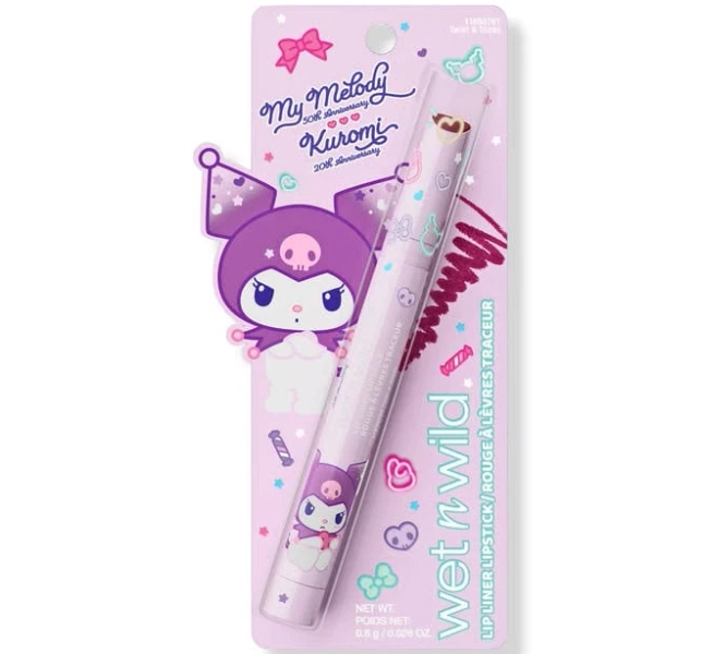 Wet N Wild Kuromi Anniversary Lip Liner Lipstick