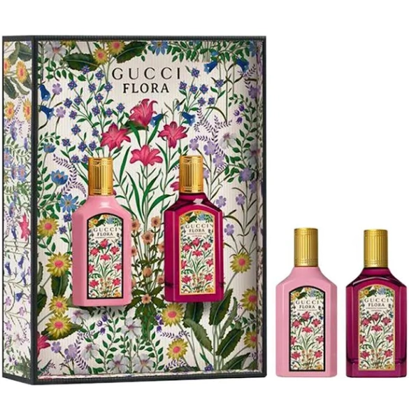 Gucci Mini Duo Floral Gorgeous Gardenia Perfume Gift Set