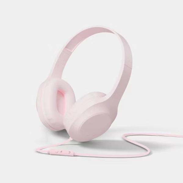 Wired On-Ear Headphones Cosmetic Pink - heyday™