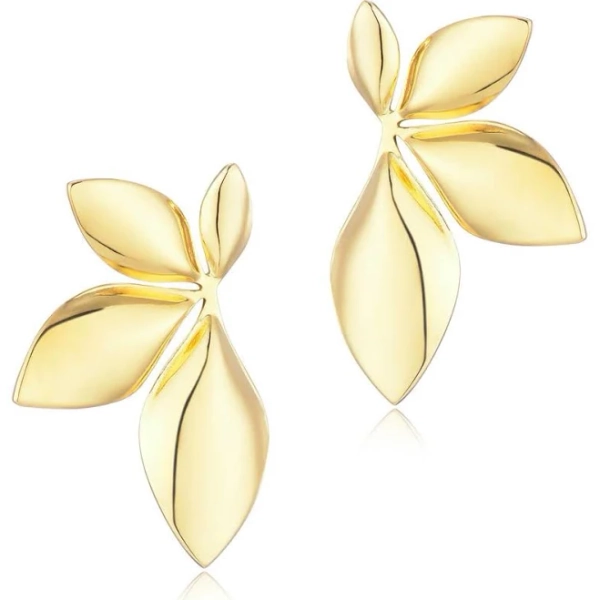 Adornia Women's Statement Flower Stud Earrings