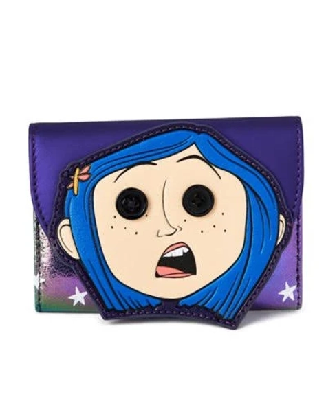 Spencer's Glow in The Dark Coraline Wallet