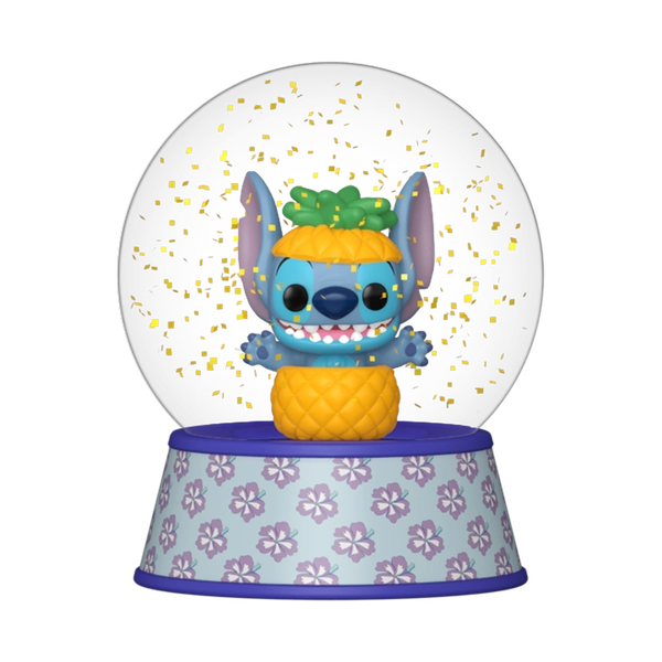 Stitch in Pineapple Mini Glitter Globe