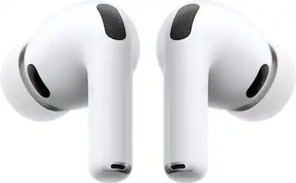 Apple - AirPods Pro 3, Wireless Active Noise Cancelling Earbuds with Heart Rate Sensing Feature - White