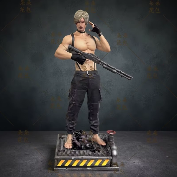 Resident Evil Leon Kennedy 3rd Gk Figure Anime Game Peripheral Desk Decor Statue Leather Style Collectible Gift For Anime Fans - AliExpress 