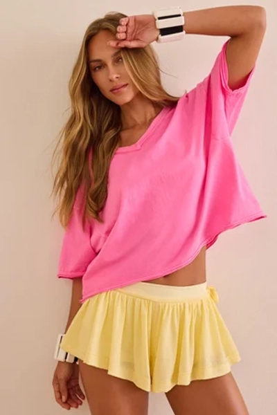 
        Interval Boxy Tee in Neon Pink | AS Revival
    