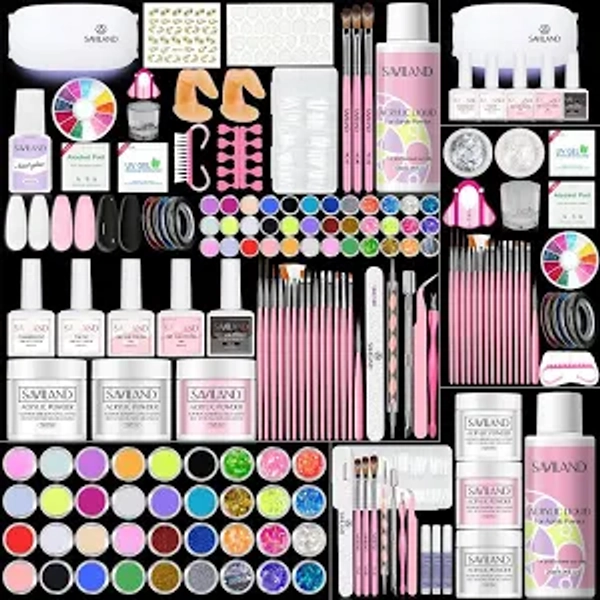 Professional Acrylic Nail Kit with Drill