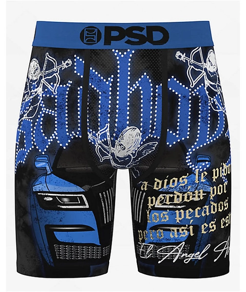 PSD x SAD BOYZ by Junior H Azul Angel Boxer Briefs