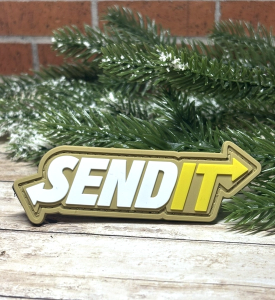 PVC Tactical Patch - Send It Patch - Morale Gun Funny Military Patch