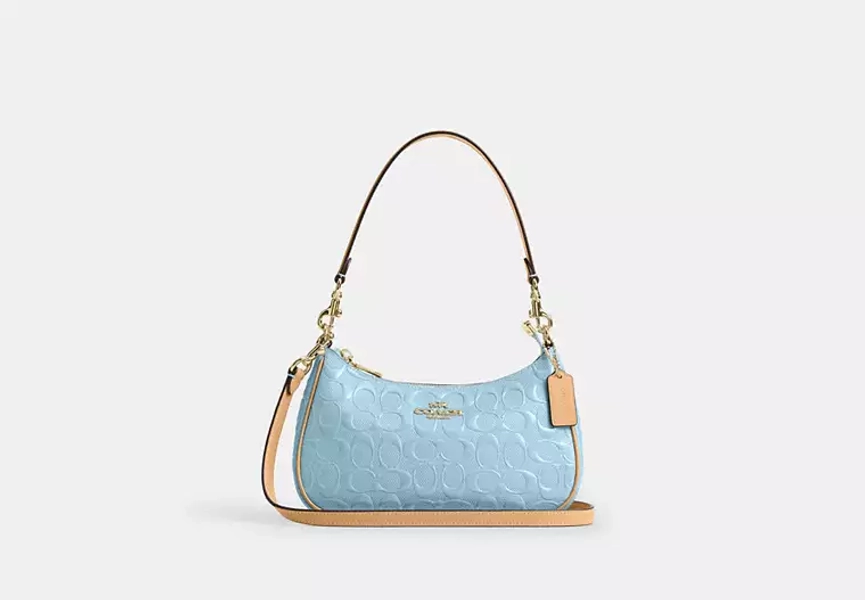 Teri Shoulder Bag In Signature Leather