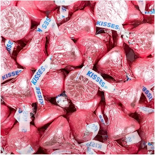 Pink Candy Hershey's Kisses