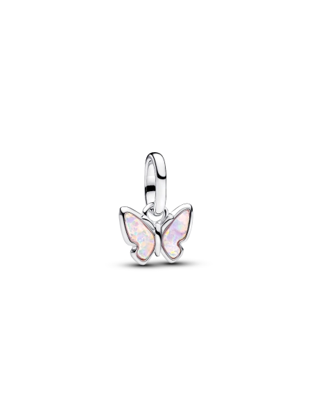 Pink Butterfly Mini Dangle Charm
