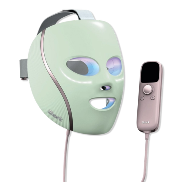 CryoGlow Red Blue & Infrared iQLED Face Mask & Under Eye Cooling in Strawberry Matcha - Strawberry Matcha