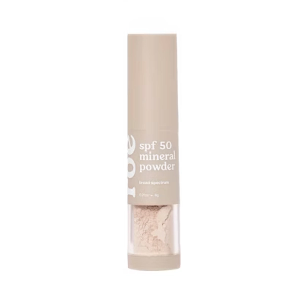 Roe Wellness Mineral Brush On Sunscreen Powder for Sensitive Skin with Zinc Oxide & Titanium Dioxide - SPF 50 - 0.21oz