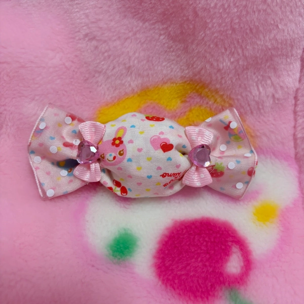 mezzo piano fabric candy hairclip/brooch
