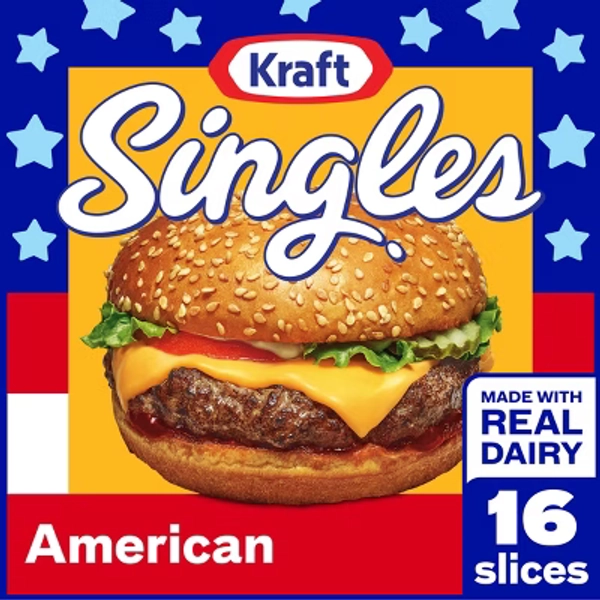 Kraft Singles American Cheese Slices - 12oz/16ct
