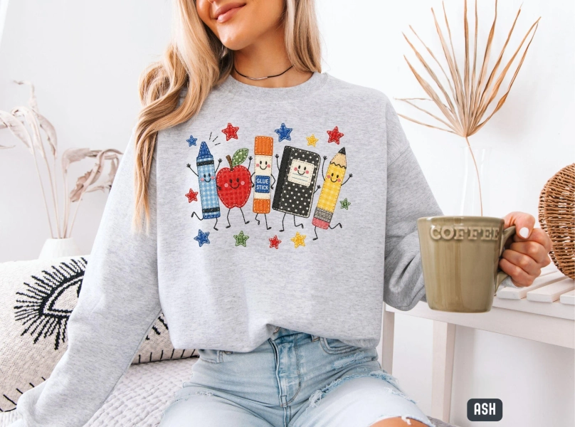 Fun Teacher Sweatshirt, Retro Teacher Shirt, Comfort Colors® Teacher Tee, Back to School Gift, Teachers Appreciation Day  Shirt
