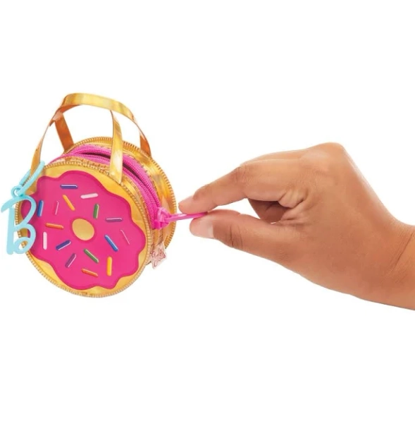 Barbie Doll Clothing Deluxe Keychain Bag with Summery Accessories