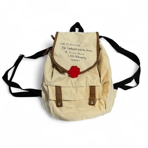 Harry Potter backpack with envelope and wax seal...