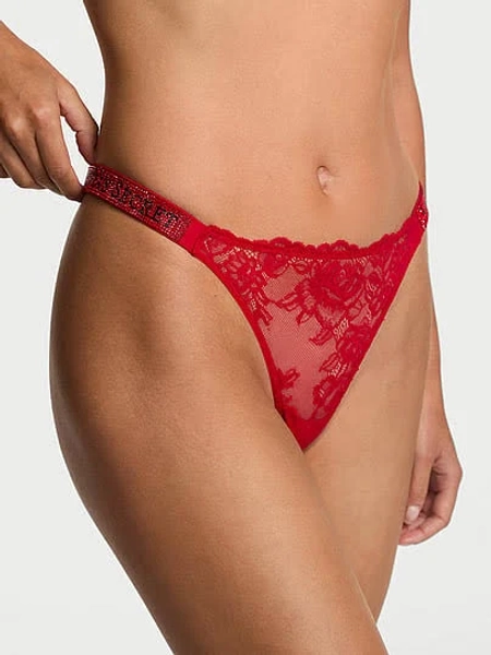 Victoria's Secret Very Sexy Shine Strap Lace Thong Panty