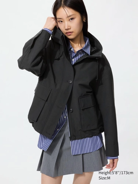 Women's Cotton Blend Utility Parka | UNIQLO US