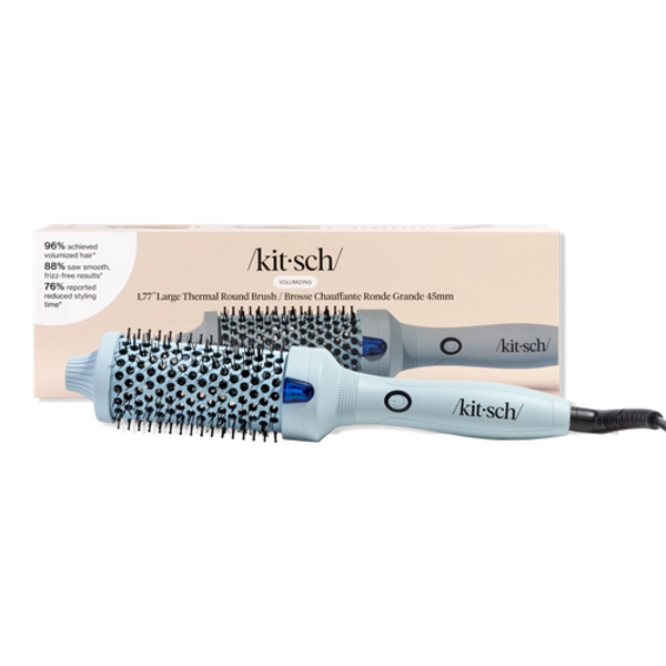 Large Thermal Round Brush - Haze Blue