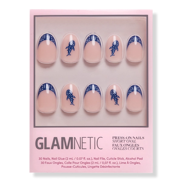 Whale Waves Press-On Nails