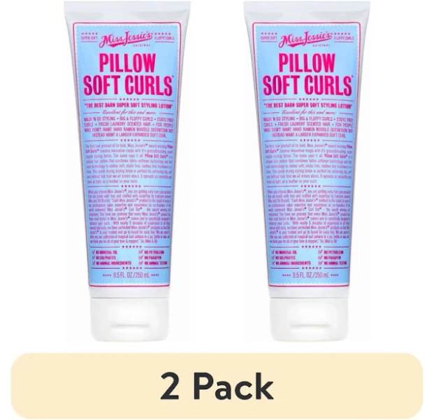 (2 pack) Miss Jessie's Pillow Soft Curls, 8.5oz Cream, Size: 8.5 fl oz