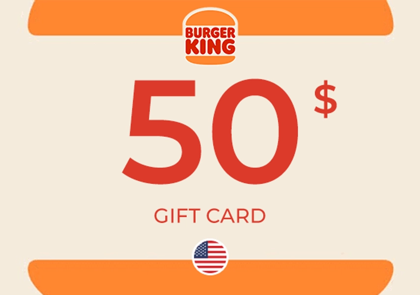 Burger King Gift Card 50 USD Key - UNITED STATES