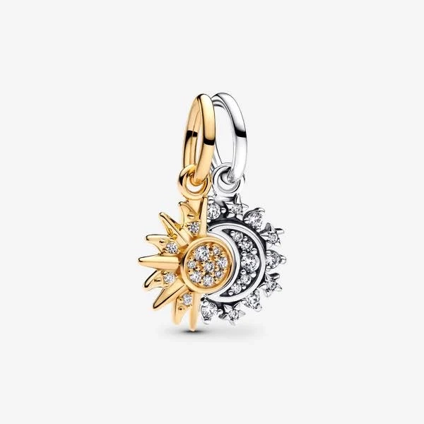 Pandora Splittable Sun & Moon Dangle Charm