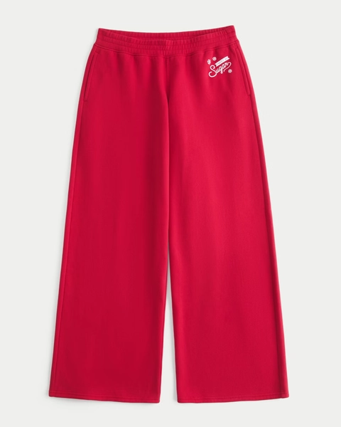 Light Grey Camo Graphic Baggy Sweatpants